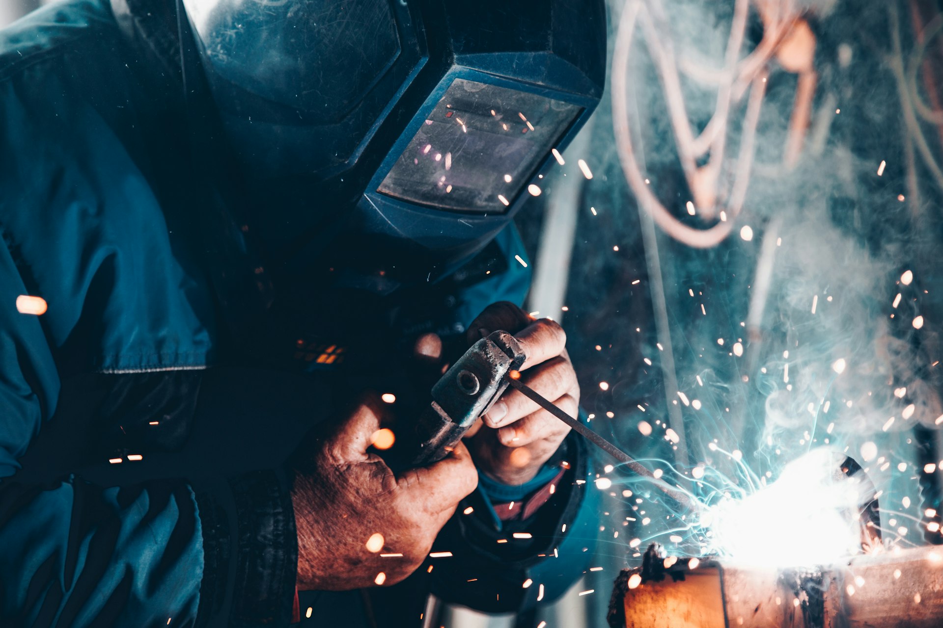 Metallverarbeitung im Industriebetrieb